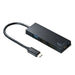 Sanwa Supply USB Type C Combo Hub 4-poorts USB-3TCH7BK Sanwa Supply 4969887780084