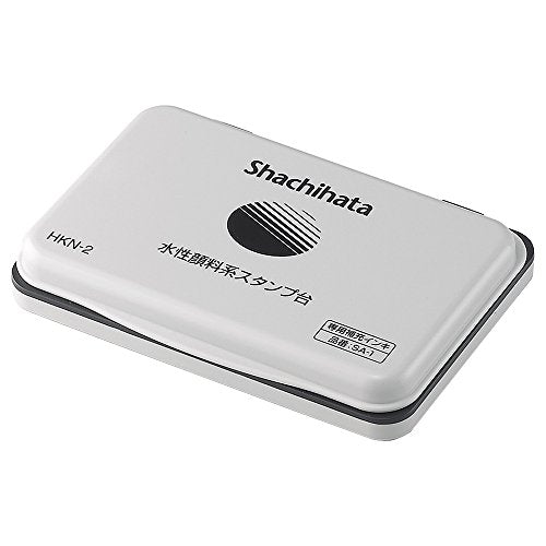 Shachihata Tampone per timbri con pigmenti a base acqua Medio Nero HKN-2-K Shachihata 4974052059247