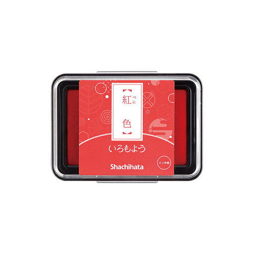 Shachihata Stamp Pad Iromoyo Red HAC-1-R Shachihata 4974052660436