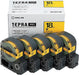 Cartuccia nastro King Jim Tepra PRO SC18Y-5P 18 mm 5 pezzi lettere gialle/nere