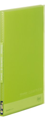 King Jim Clear File Simply Clear File (Transparent) 20P Gelb Grün A4 Vertikal 186TSP Kimi