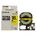 King Jim Tonbandkassette Tepra PRO 18 mm SC18Y Gelb