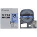 King Jim Tape Cartouche Tepra PRO SC18BW Adhésif Fort 18mm Bleu