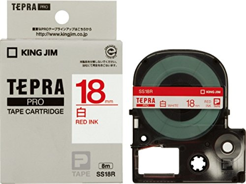 King Jim Tape Cartridge Tepra PRO SS18R White Label