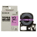 Cartouche de ruban adhésif King Jim Tepra PRO 12mm SC12V lettres violettes noires