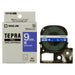 King Jim Tonbandkassette Tepra PRO 9 mm SD9B Blau/weiße Buchstaben