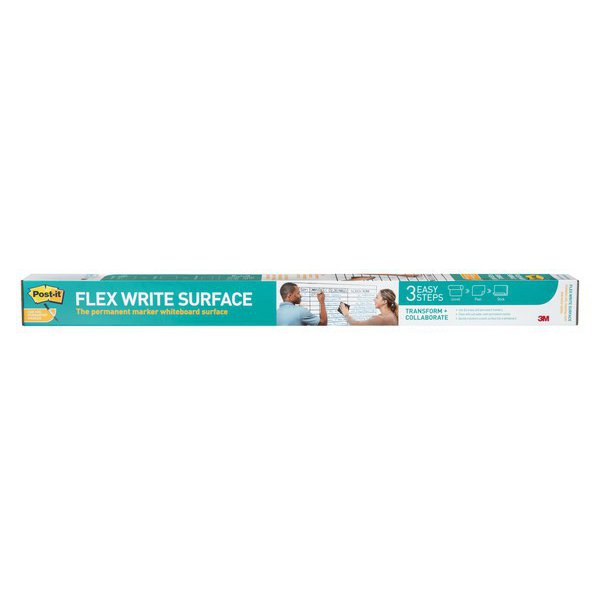 3M FWS 8x4 [Whiteboard-Folie, die auch mit Post-it-Ölstiften verwendet werden kann, 2,4 m x 1,2 m]
