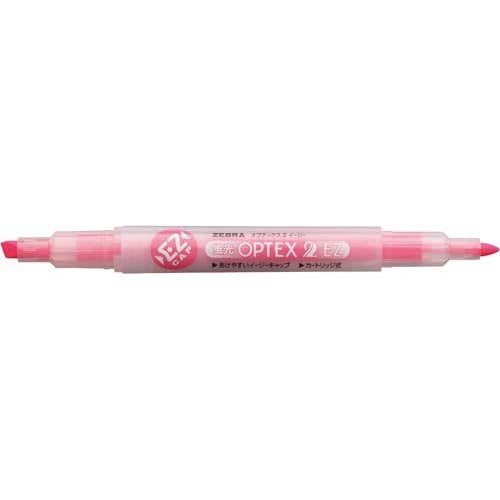 Zebra Highlighter Pen Fluorescent Optex 2 EZ WKT11-P Pink