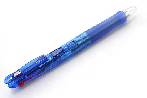 Clip-on G2C 2-Farben-Kugelschreiber (schwarz rot) [blau] B2A3-BL