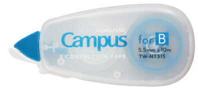 KOKUYO KOKUYO Fita corretiva que se ajusta à cor e largura do notebook campus, azul para linhas B, largura 5,5mm, comprimento 10m TW-NT315