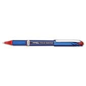 Pentel Gel Dakwat Ballpoint Pen Energel Euro 0.5mm Biru Paksi Merah Dakwat BLN25-B