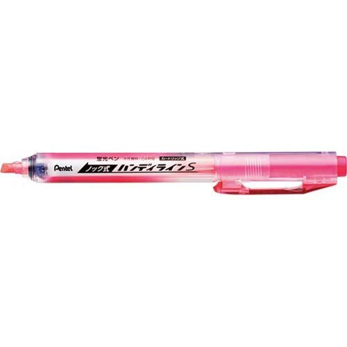 Pentel Knock type handy line S vandbaseret highlighter pink [1 stk.] SXNS15-P