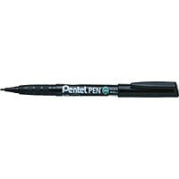 Pentel Pentel Permanent Marker Pentel Pen med rund kerne Finpunkt sort blæk ENMS50-A