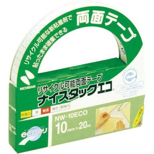 Nichiban double-sided tape Nice Stack Eco 10mm NW-10ECO large volume