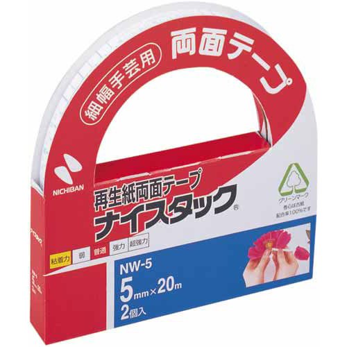 Nichiban Nicetack double-sided tape general type 5mm NW-5 (2 rolls) Nichiban 4987167020958