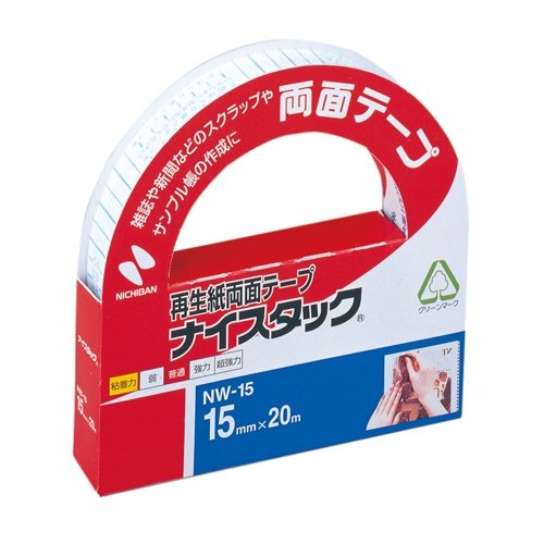 Nichiban Nicetack Double-Sided Tape General Type 15mm NW-15 Nichiban 4987167000202