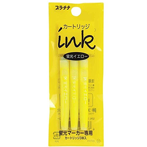 Platin patron blæk Keiko Yellow SPK-150N#30 Platinum Manten Pen 4977114942211