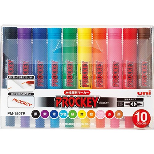 uni Procky Twin Type (Bold + Fine) (10 pièces) Mitsubishi Pencil 4902778124093