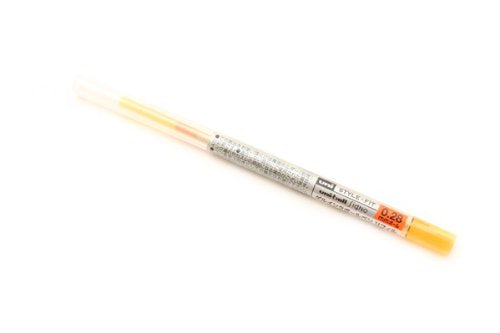 Uni inchiostro gel penna a sfera stile ricarica 0,28 giallo dorato Mitsubishi matita 4902778093016