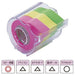 Yamato Memoc Roll Tape Fluorescente Rosa Limone Lime Yamato 4903076006319