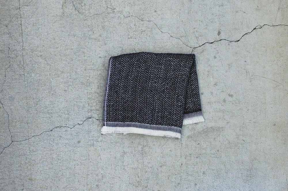 Kurashiki Design Herringbone Gaze Mini All (Sort)