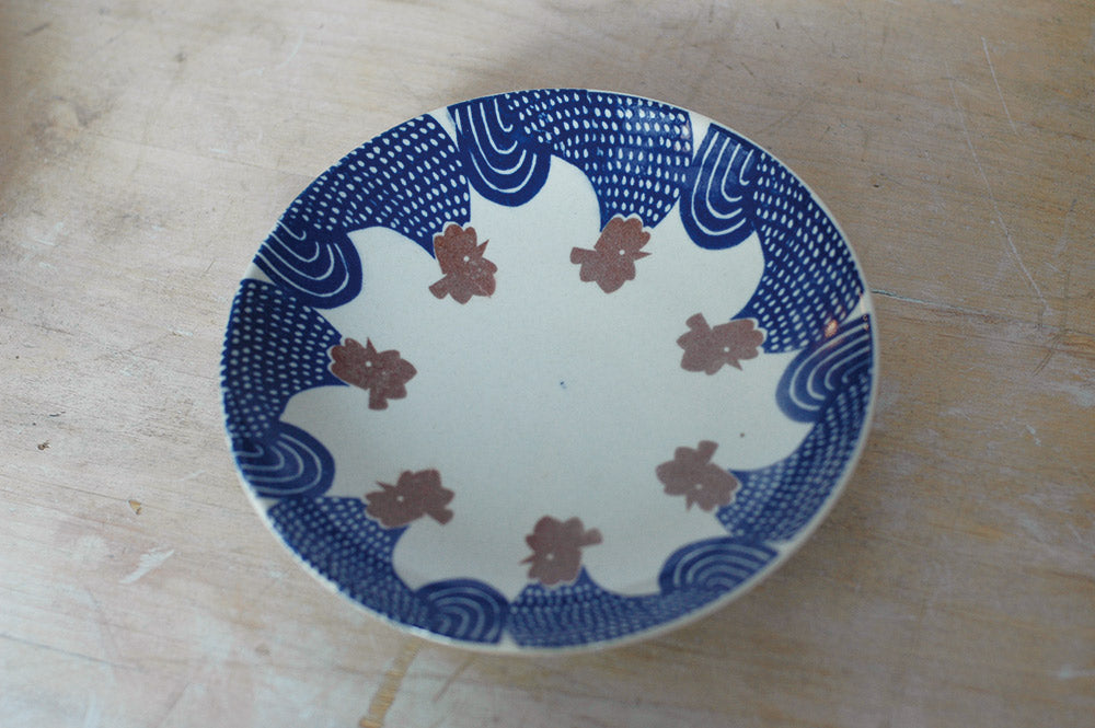 Kurashiki design kata timbro kata a mano piastra da sette pollici (gruppo)
