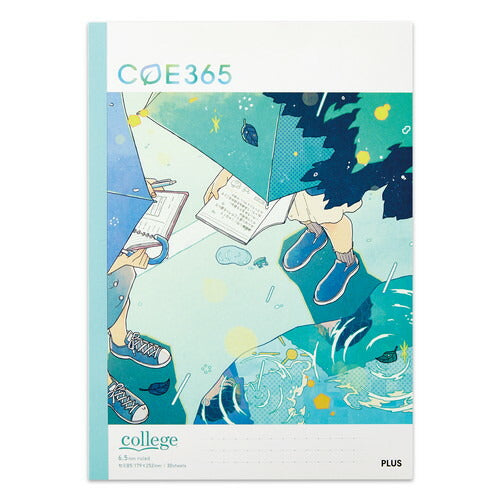 COE365 Note „College“ Rainy Day NO-003D-E Semi-B5 PLUS Plus (10 Sätze)