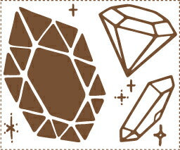  Shachihata-Bastelstempel Western-Muster GCR-2530EA002