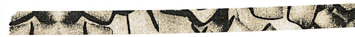 Kurashiki Design Masking Tape Scratch Pattern 10mm 1 roll pack (Charcoal Gray)