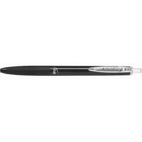 PILOT BSGK-10FK-B [Stylo à bille antibactérien à base d'huile Super Grip G, pointe fine 0,7 mm, encre noire] (10 jeux)