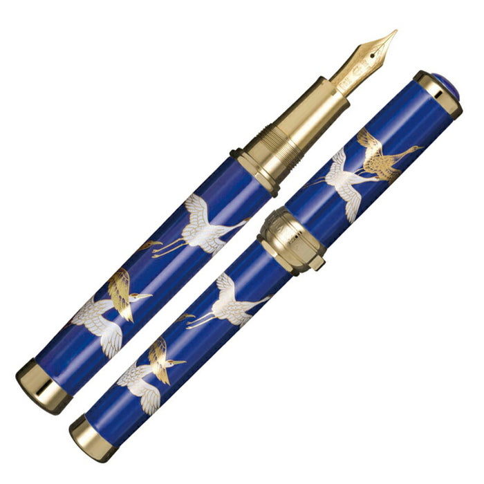 Arita Ware 400th Anniversary Vulpen Lazuli Tsurunomai (Koransha) Gouden Penpunt Bold (B) 10-2019-600 Sailor Vulpen