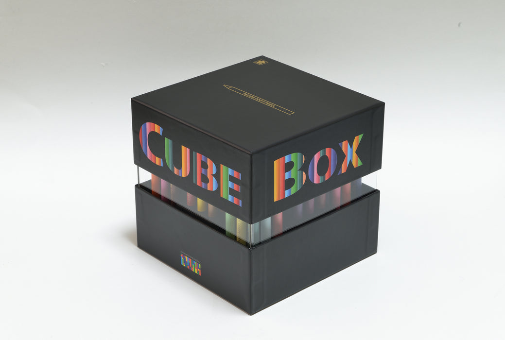 [Limited production product] Coupy Pencil Cube Box 72 Colors Set Black FY72BOX-BK Sakura Crepas