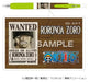 Begrenzter Artikel [Auf Lager] Hisago HISAGO HH1992 One Piece SARASA Sarasa Kugelschreiber Roronoa Zoro [Character Goods]